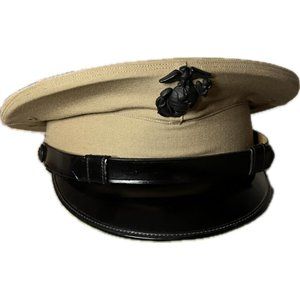 VINTAGE - USMC Khaki Service Cap